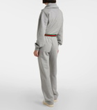 Gucci Web Stripe cotton jersey sweatpants
