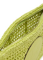 Tory Burch Ella Raffia Clutch - Green - One Size