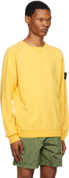 Stone Island Yellow Patch Sweatshirt