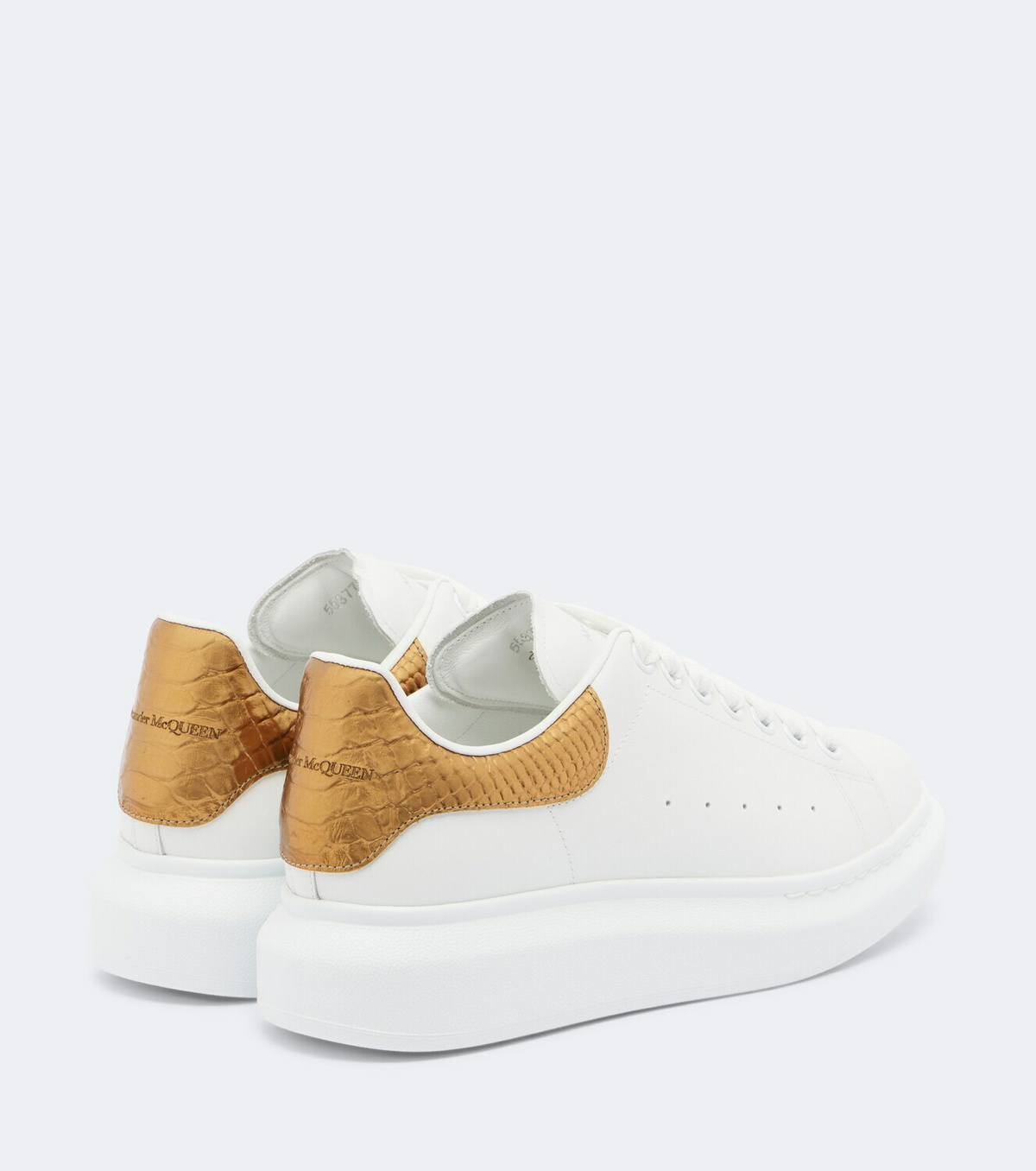 McQueen Oversized leather sneakers