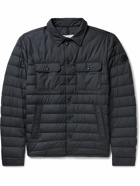 Moncler - Sanary Logo-Appliquéd Quilted Shell Down Jacket - Blue