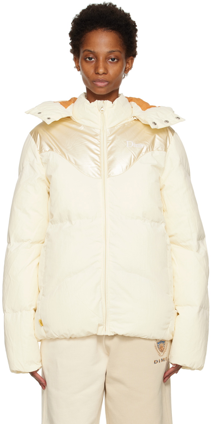 Dime Black Quilted Puffer Jacket Dime
