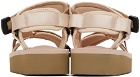 Suicoke Beige & Pink DEPA-2PO Sandals