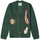 Story mfg. Men's Pumpkin King Twinsun Cardigan in Green Squash