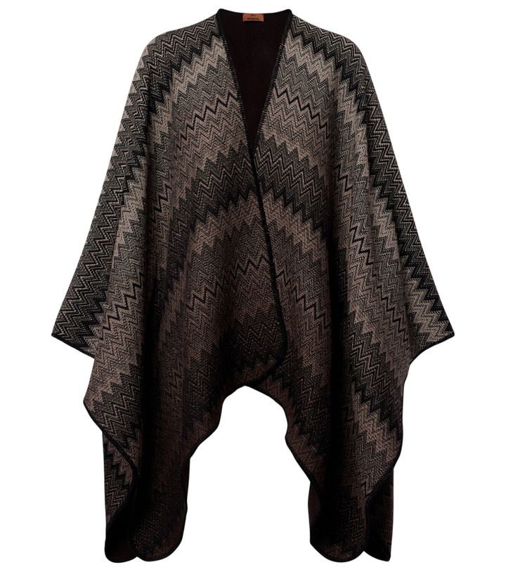 Photo: Missoni Zig Zag wool cape