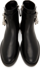 Givenchy Black Padlock Boots