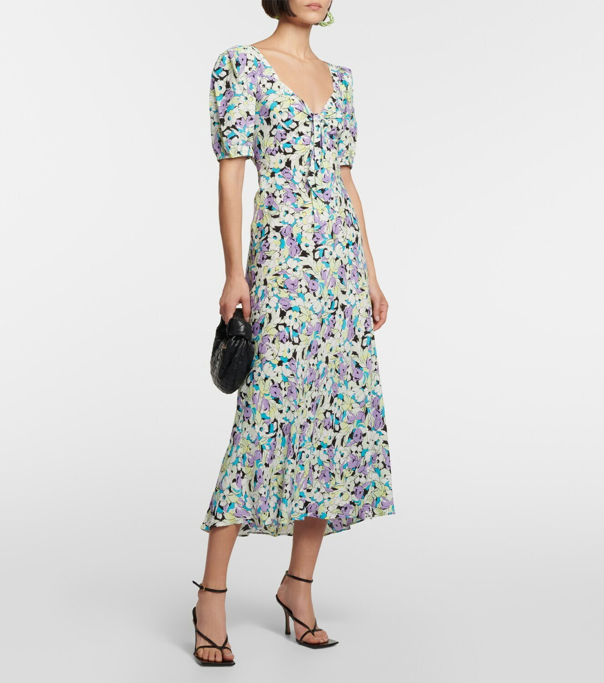 cream short sleeve midi dress Romantic Lightness – FARM Rio Size:42W X 30L midi formal dress Cream Off The Shoulder making it an indispensable