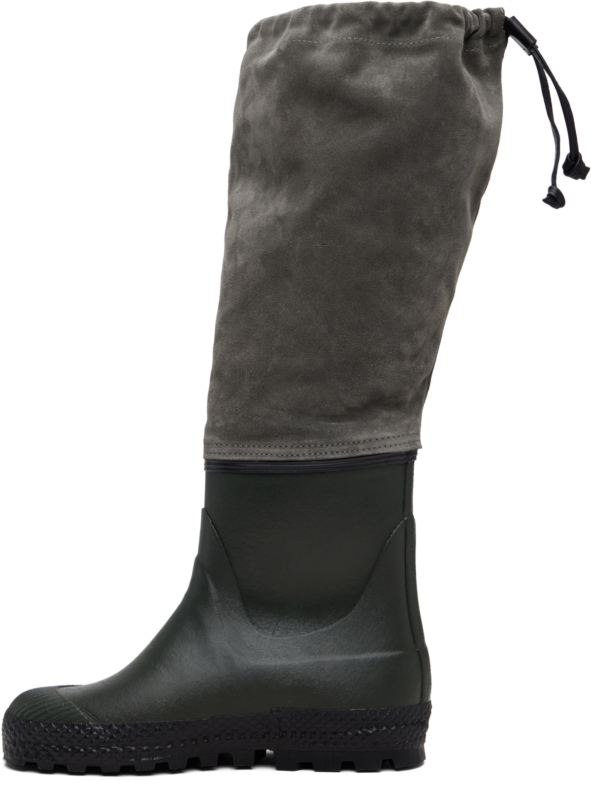 Rier Green & Gray Farmer Rain Tall Boots