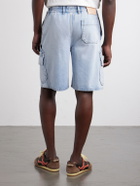 LOEWE - Paula's Ibiza Straight-Leg Denim Cargo Shorts - Blue