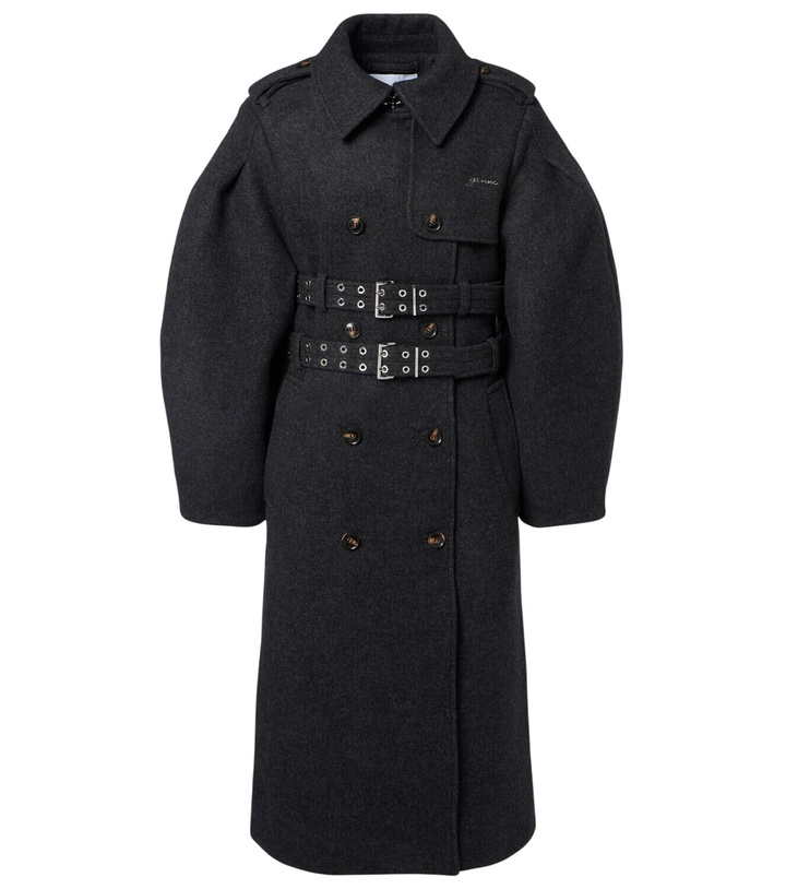 Photo: Ganni Belted wool and cashmere-blend coat