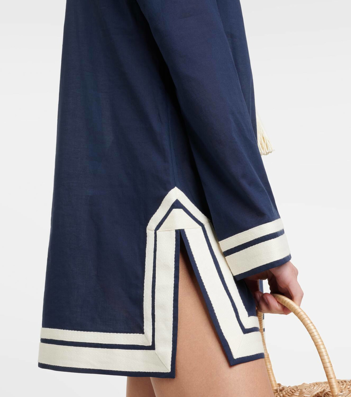 Tory Burch Tasseled cotton tunic Tory Burch
