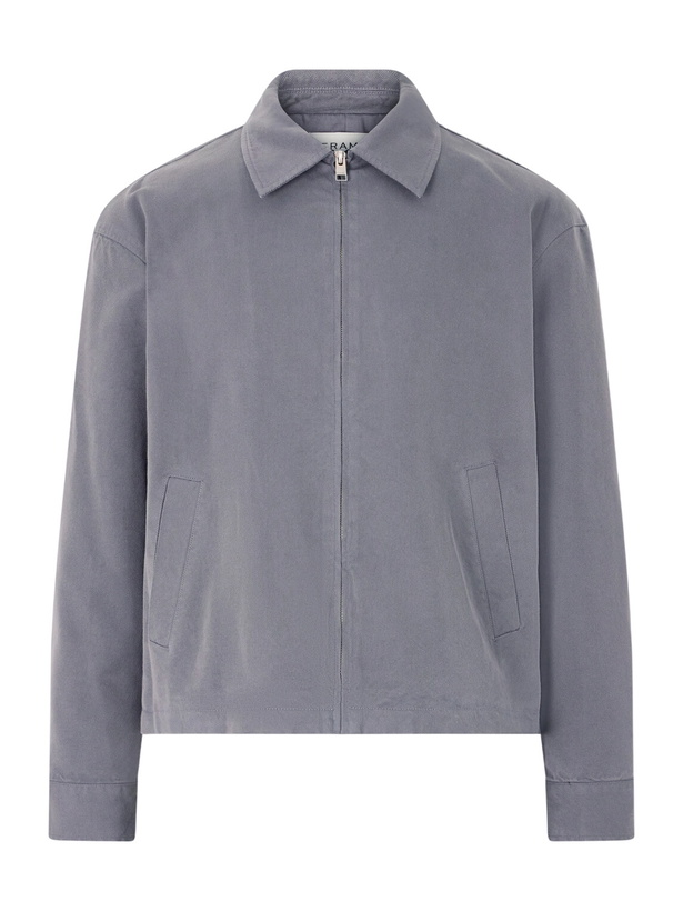 Photo: FRAME - Cotton-Blend Trucker Jacket - Gray
