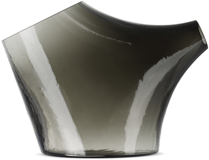 Photo: J. Hill’s Standard Grey Glass Pot Variations Hop Step Vase