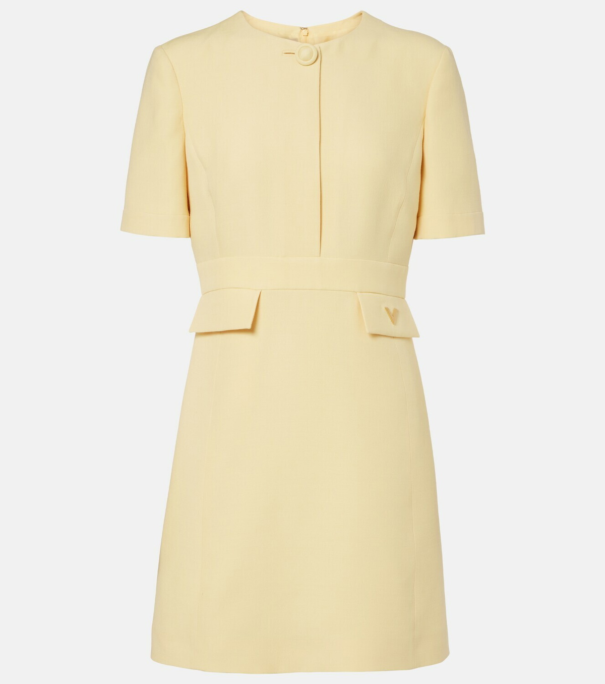 Valentino Crepe Couture VGold minidress