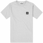 Stone Island Men's Patch T-Shirt in Grey Marl