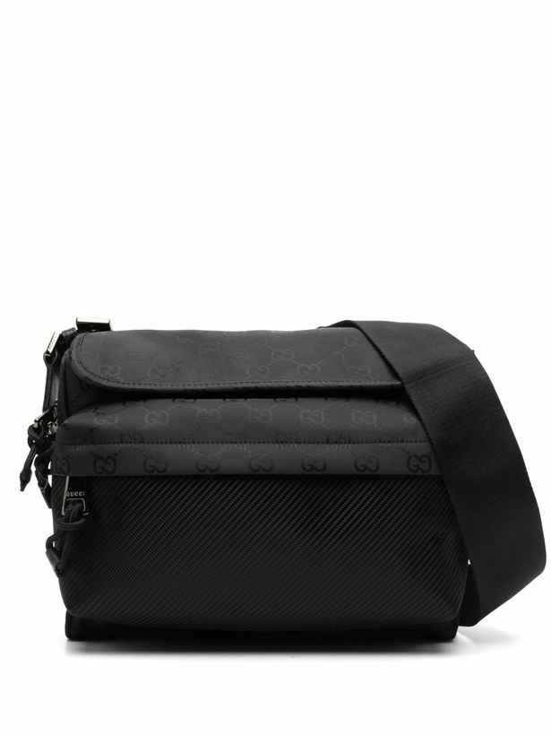 Photo: Gucci Medium GG-Motif Messenger Bag
