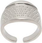 MM6 Maison Margiela Silver Metal Thimble Ring