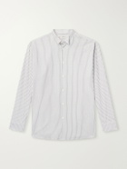 TOTEME - Striped Cotton-Poplin Shirt - White