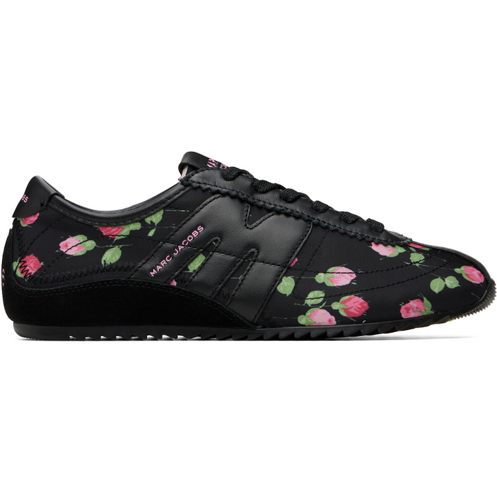 Photo: Marc Jacobs Black & Pink 'The Vintage Floral 400 Bleecker Runner' Sneakers