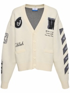 OFF-WHITE - Wool Blend Varsity Cardigan