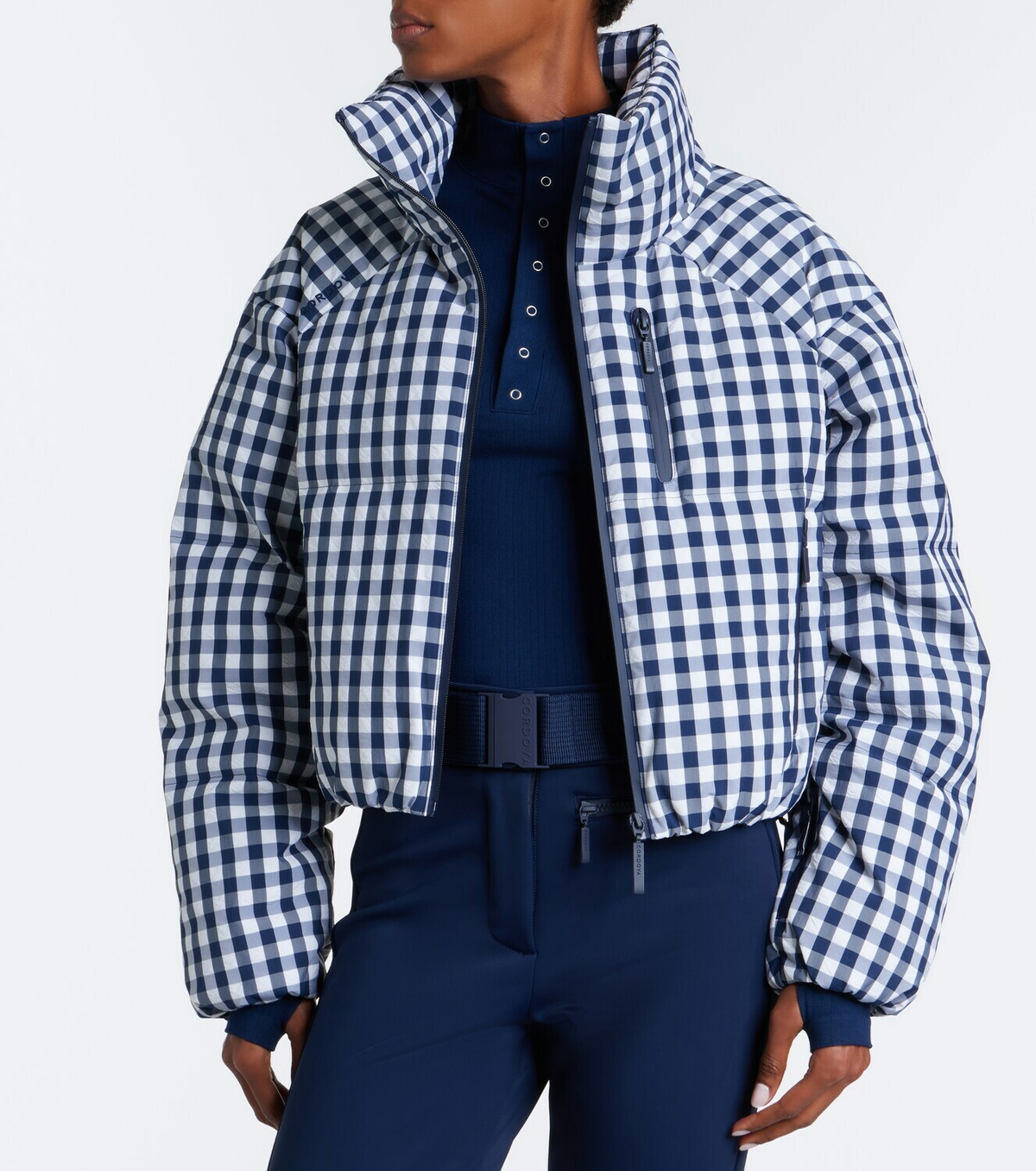 Cordova Cortina gingham ski jacket