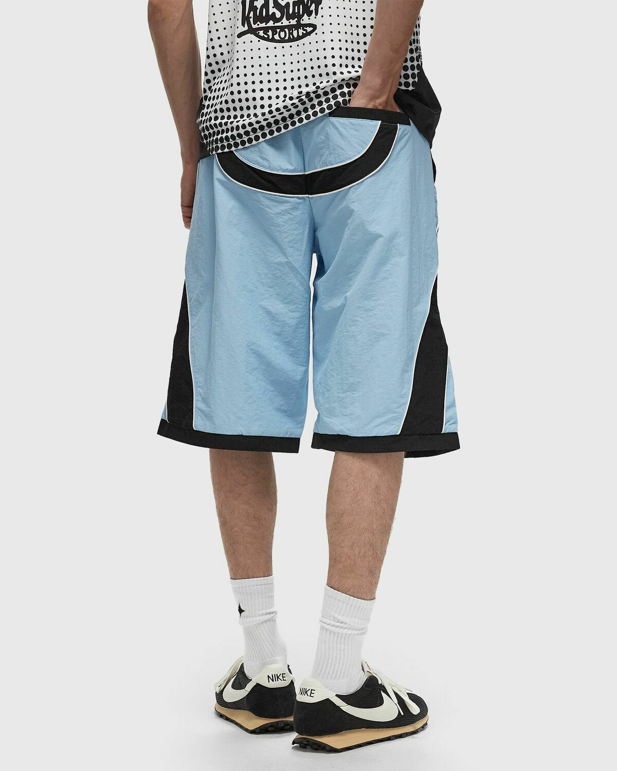 Kid Super Studios X Ronaldinho Capri Black/Blue Casual Shorts