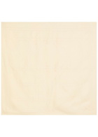 Toteme Logo-monogrammed Silk Scarf - Cream - One Size