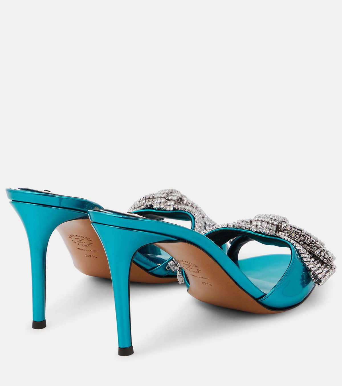 Alexandre Vauthier Shooting embellished mules