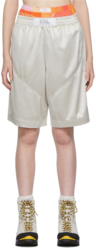 Photo: ERL Grey Woven Shorts