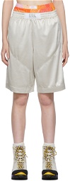 ERL Grey Woven Shorts