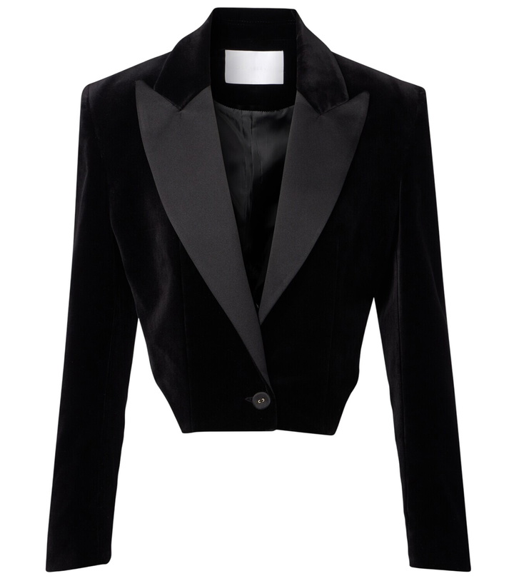Photo: Costarellos Cotton velvet blazer