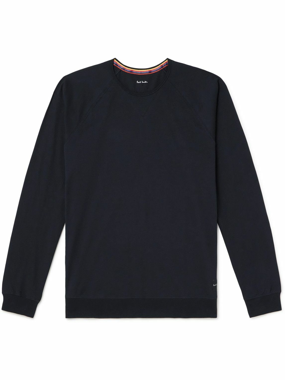 Paul Smith - Logo-Appliquéd Cotton-Jersey Pyjama Top - Black