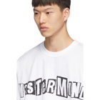 mastermind WORLD White Graffiti Logo T-Shirt