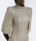 Jenny Packham Sedona embellished mesh gown