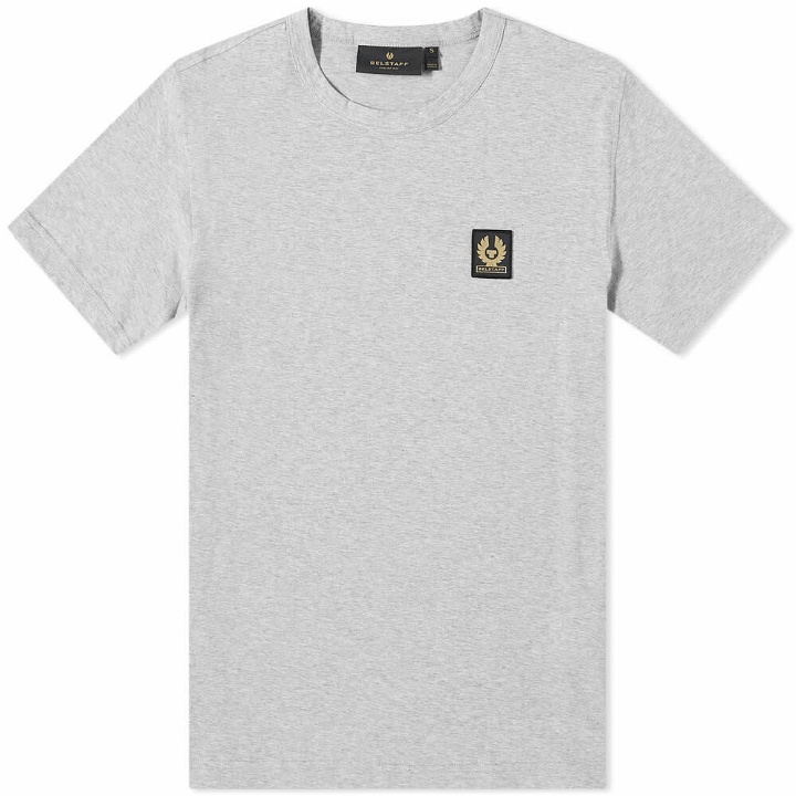 Photo: Belstaff Men's Patch T-Shirt in Grey Melange