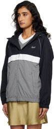 Dunst Navy & Gray Blocked Windbreaker Jacket