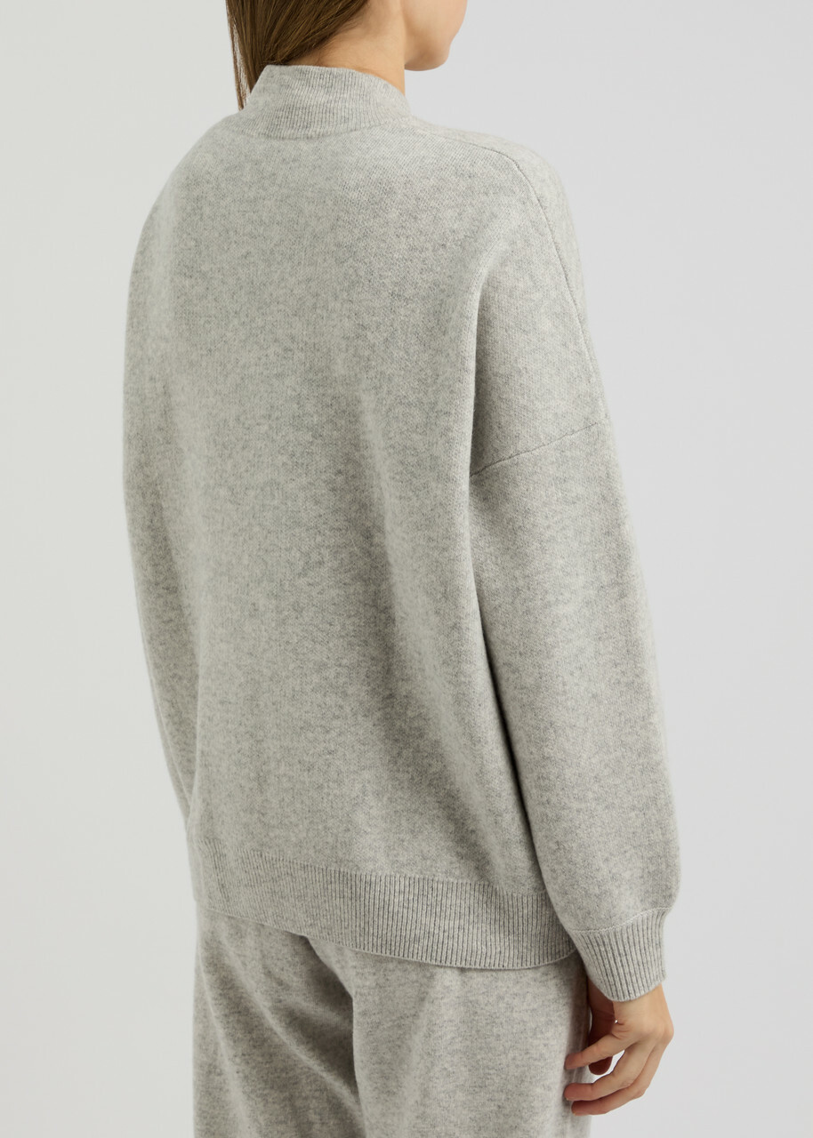 Aexae Cashmere-blend Cardigan Grey