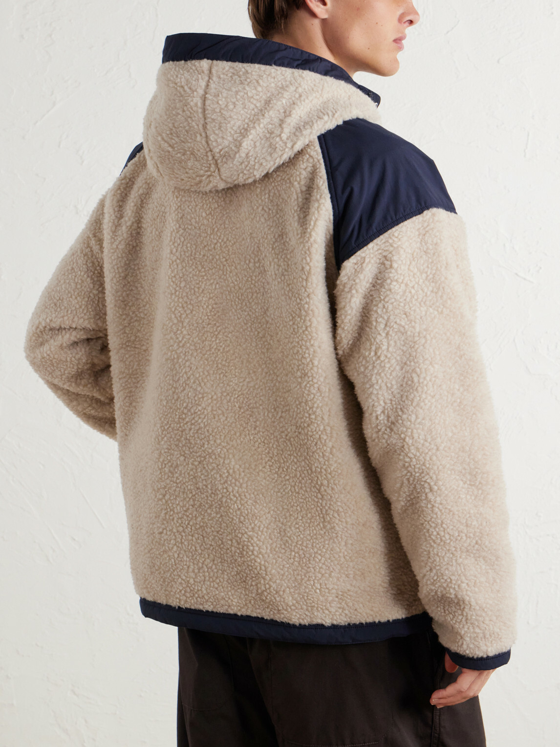 Canada Goose - Alberni Reversible Hooded Ripstop-Trimmed Wool-Blend Fleece Bomber Jacket - Neutrals