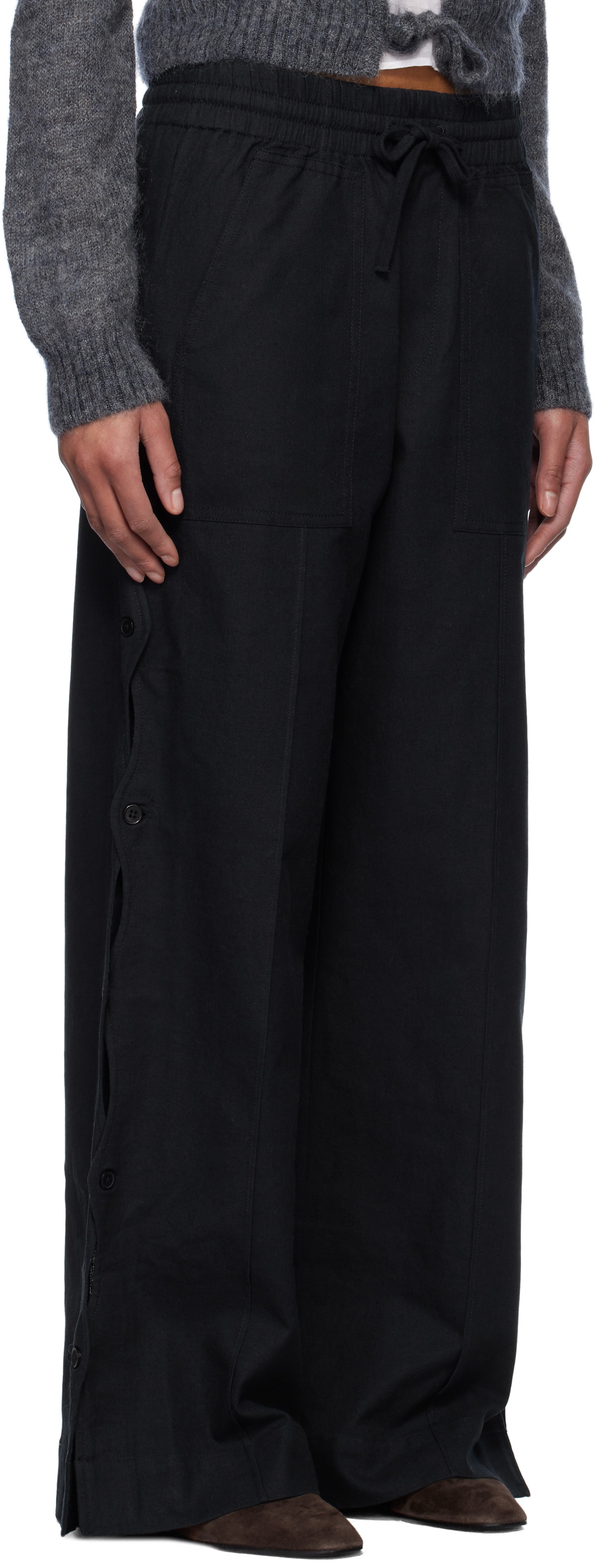 SEA NY Black Shai Trousers