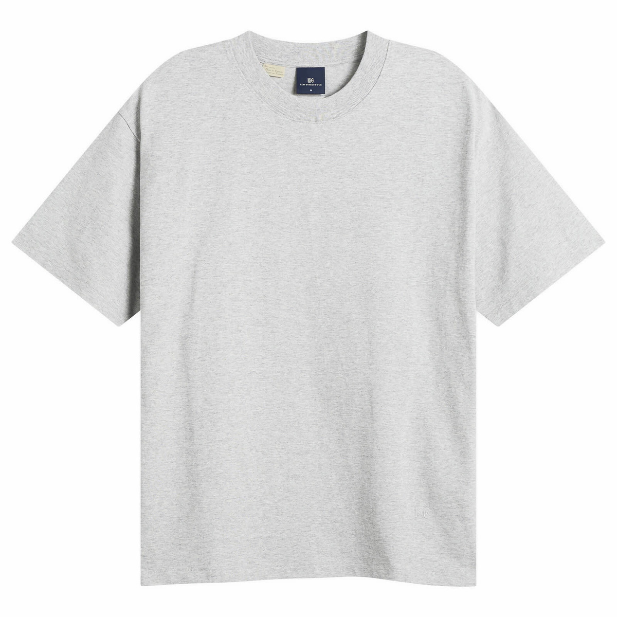 Levi's Men's Blue Tab Relaxed T-Shirt in Heather Grey