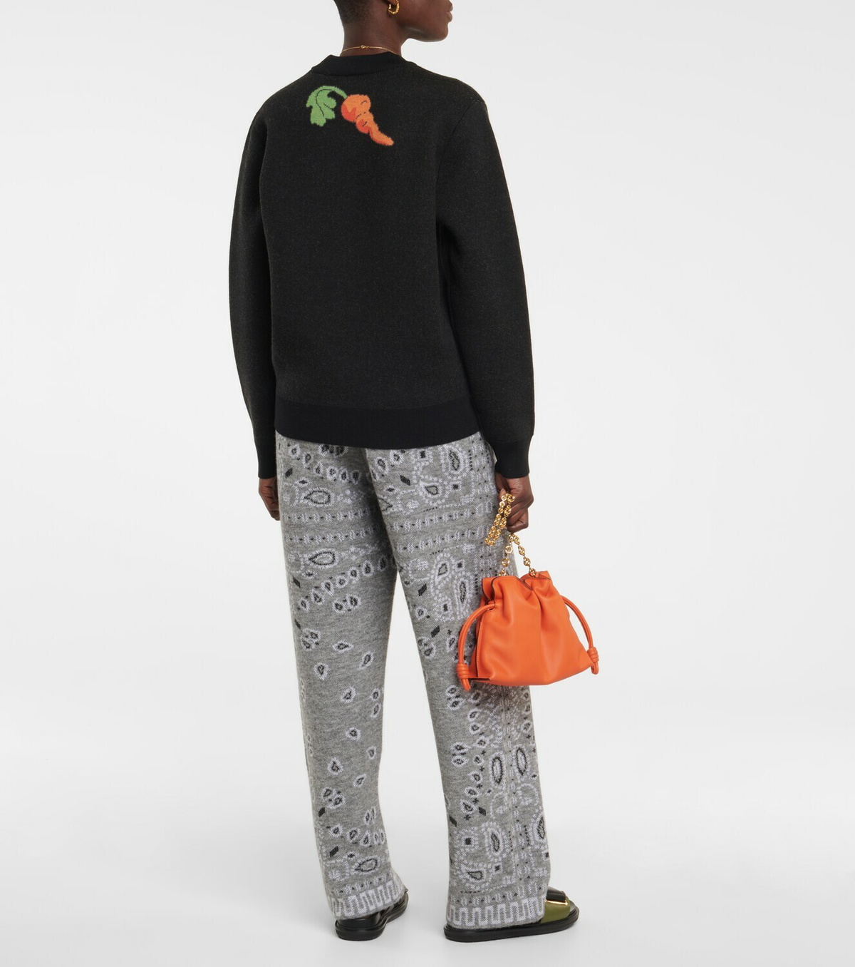 ALANUI アラヌイ バックスバニー コラボ ニットセーター Alanui - x Looney Tunes Bugs Bunny virgin wool sweater Alanui