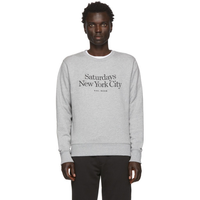 Photo: Saturdays NYC Grey Bowery Miller Standard Sweatshirt
