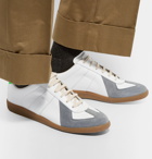 Maison Margiela - Replica Leather and Suede Sneakers - Men - White