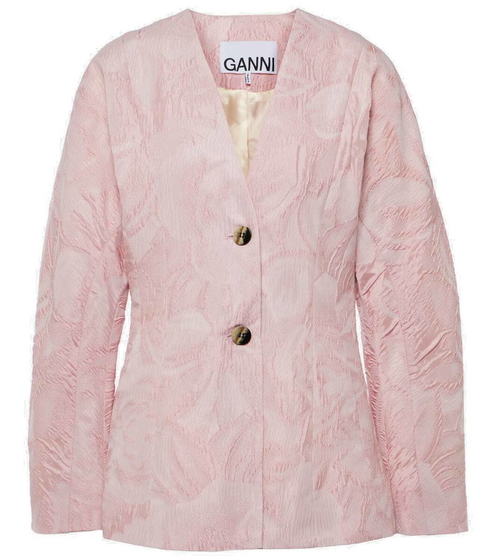 Photo: Ganni Jacquard blazer