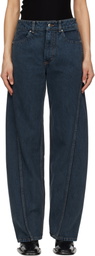 Eckhaus Latta Blue Bend Jeans