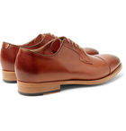 Paul Smith - Ernest Cap-Toe Polished-Leather Derby Shoes - Men - Tan