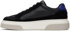 Ferragamo Black Low Cut Gancini Outline Sneakers