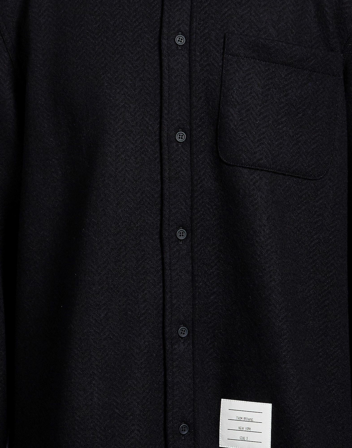 Thom Browne Mens Shirt in Navy