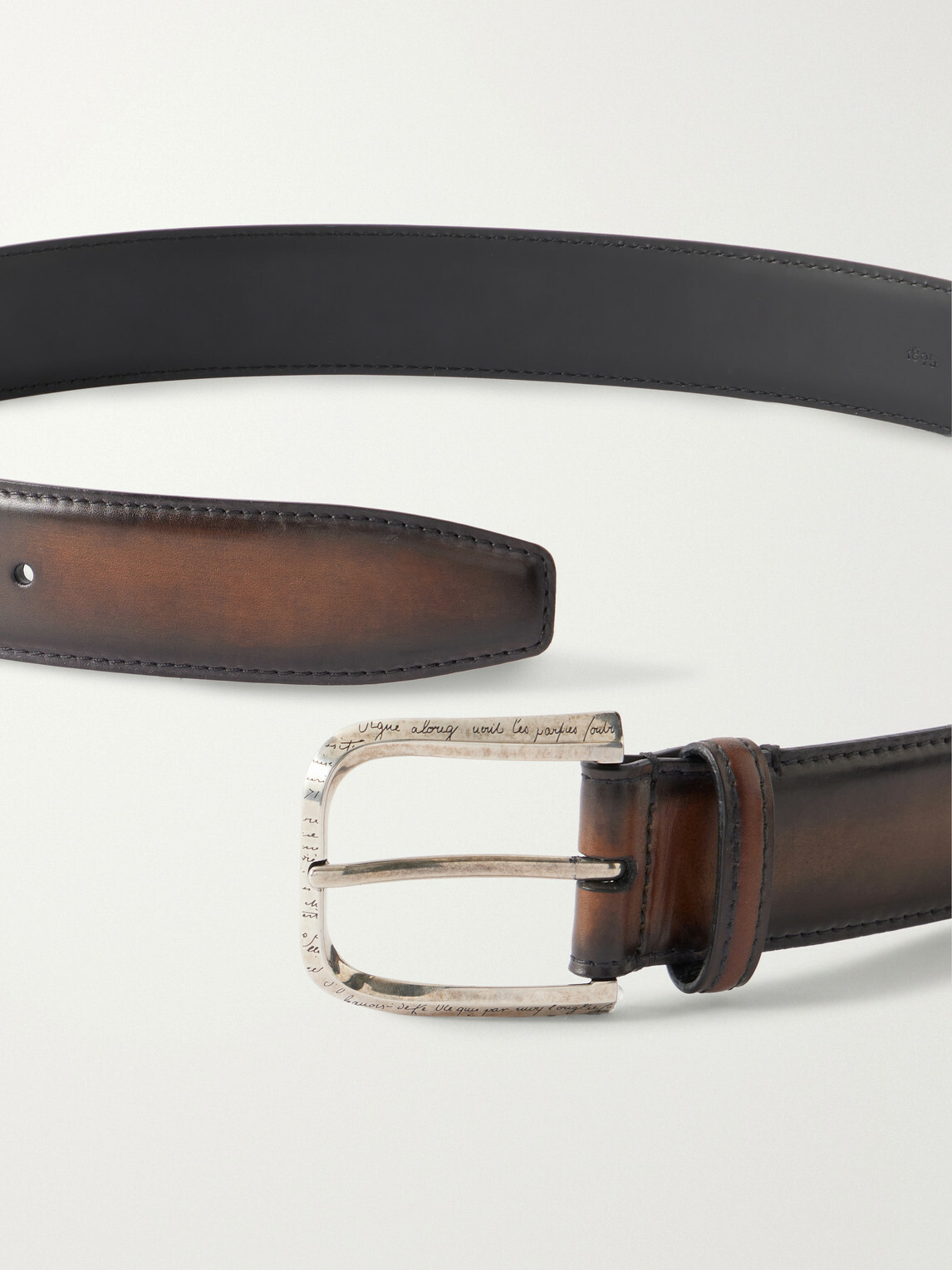 Berluti - Venezia Leather Belt - Brown