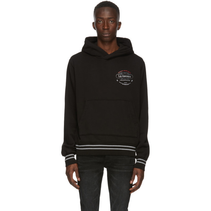 Photo: Amiri Black Les Amoureux Hoodie